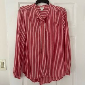 J. Crew Tie-front Button Down Blouse